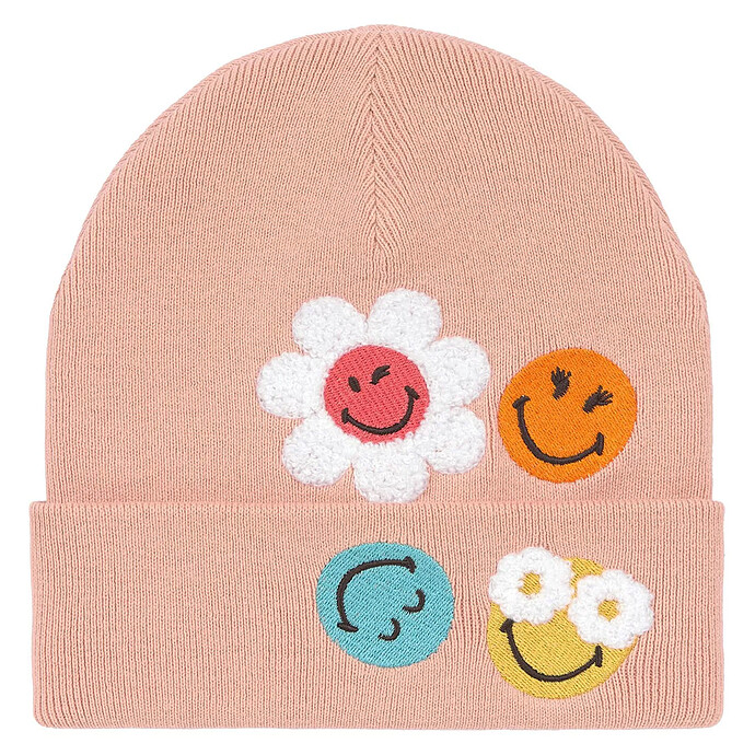 Bonnet SmileyWorld Dusty Rose - 1/3 Ans LÄSSIG