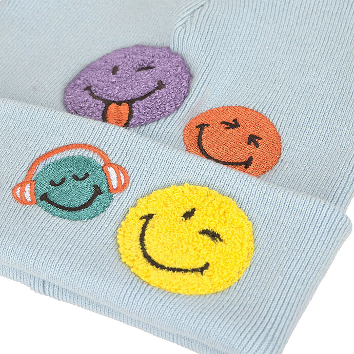 Avis Bonnet SmileyWorld Bleu - 3/6 Ans