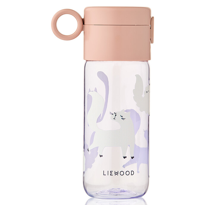Gourde Clémence Cat Warm Lilac - 350 ml Liewood