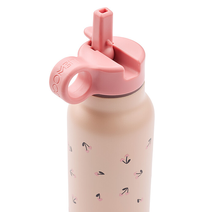 Gourde Falk Race Mini Cherry Heart Rosey - 350 ml Liewood