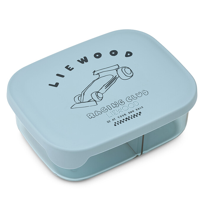 Lunchbox Arthur - Race Cars Beach Blue Liewood