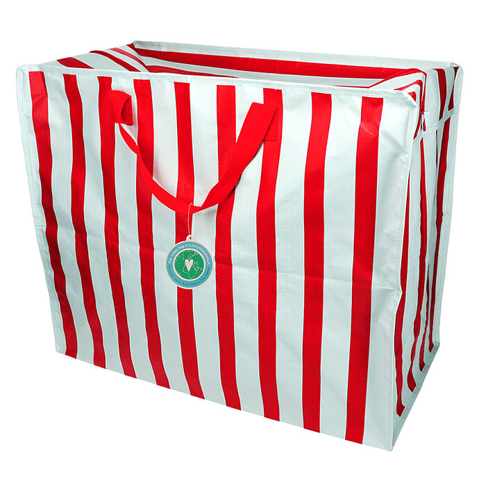 Sac de Rangement Jumbo - Rayures Bleues et Rouges Rex London