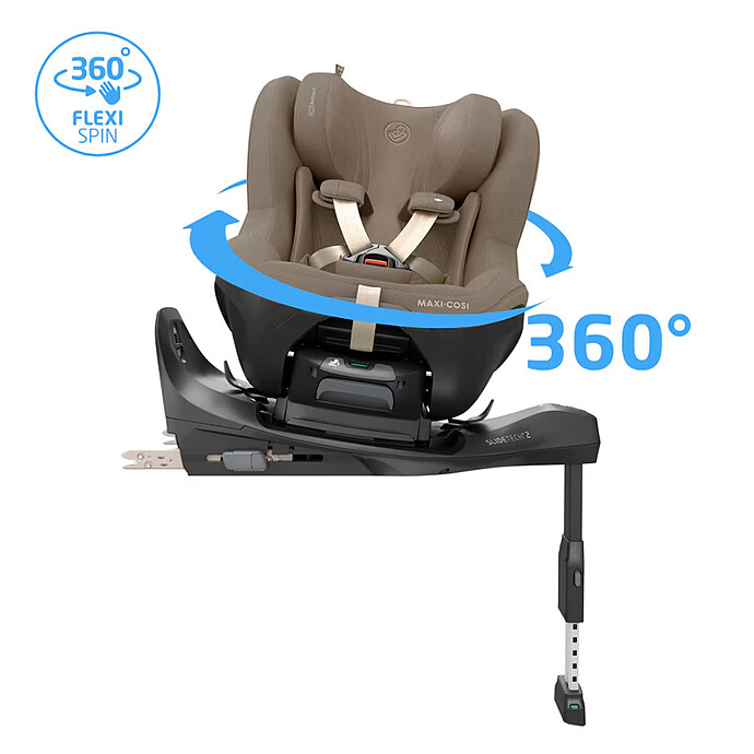 Siège Auto Pearl Slide Pro i-Size Groupe 0+/1 - Authentic Truffle Maxi-Cosi