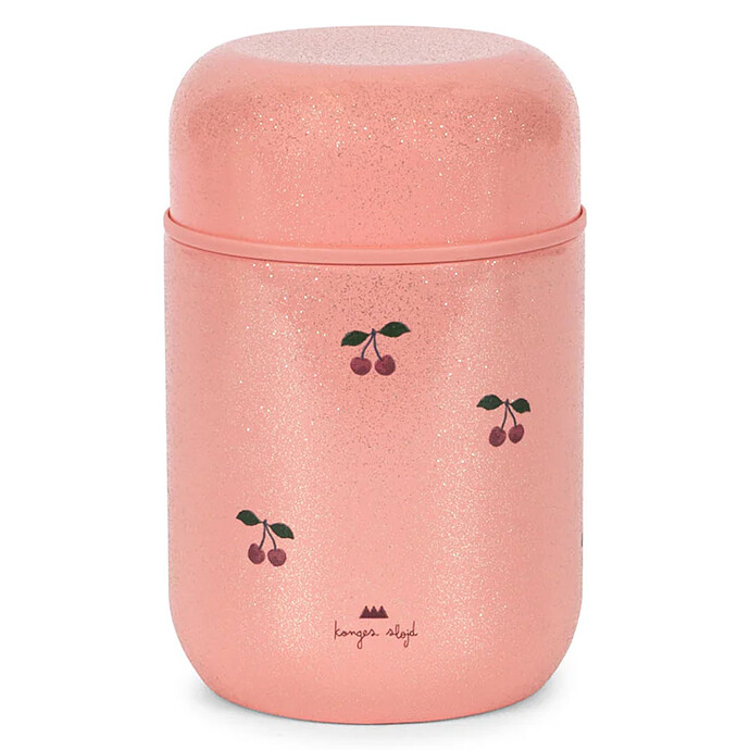 Boîte Repas Isotherme - Cherry Glitter Konges Sløjd