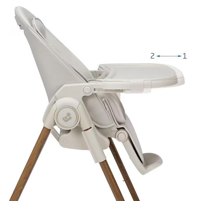 Achat Chaise Haute Ava Plus - Elegance Beige