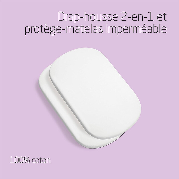 Lot de 2 Draps de Lit Cododo Iora / Iora Air / Tori - 50 x 80,5 cm Maxi-Cosi