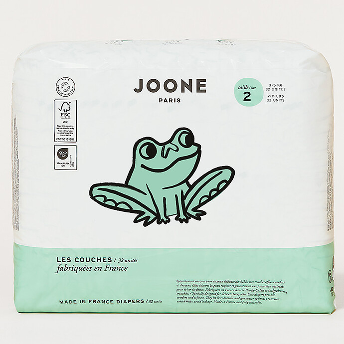Lot de 32 Couches Iconiques Brigitte - T2 Joone