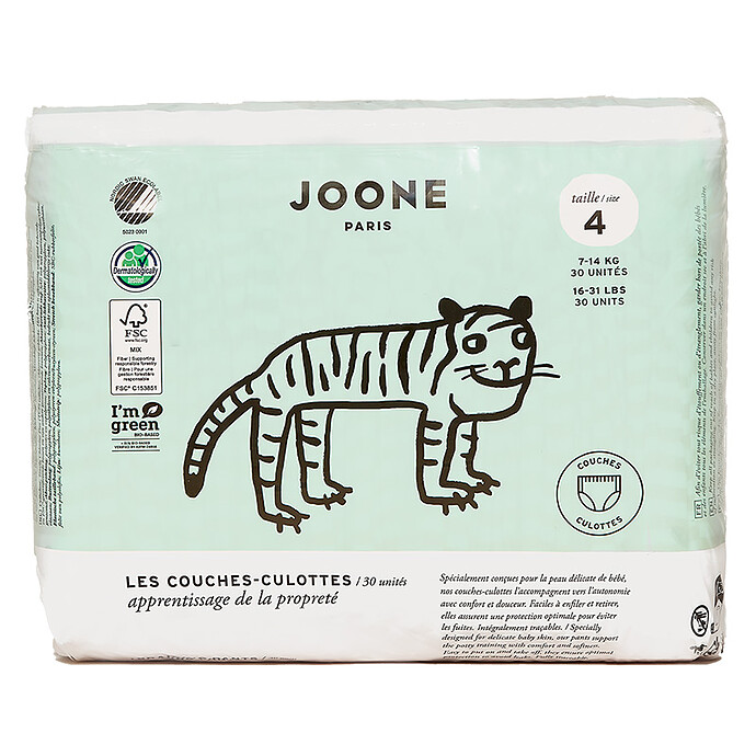 Lot de 30 Couches-culottes Malo - T4 Joone