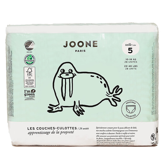 Lot de 28 Couches-culottes Brigitte - T5 Joone