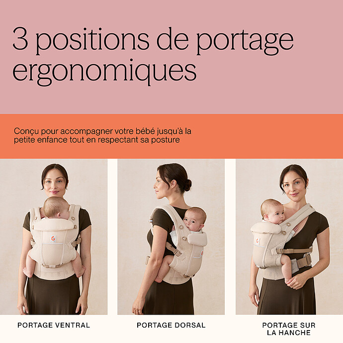 Achat Porte-bébé Adapt Lin - Naturel