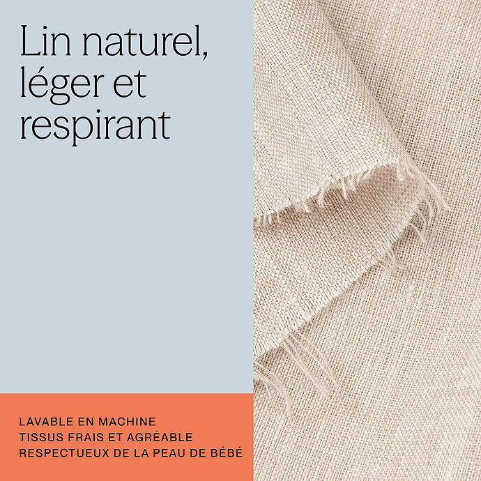 Porte-bébé Adapt Lin - Naturel pas cher