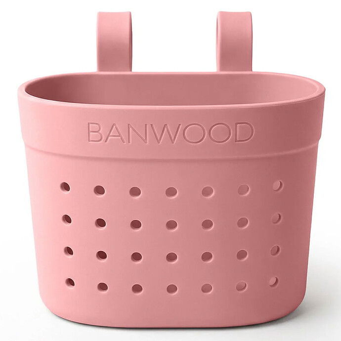 Panier Pin & Ride pour Vélo ou Trottinette - Raspberry Banwood