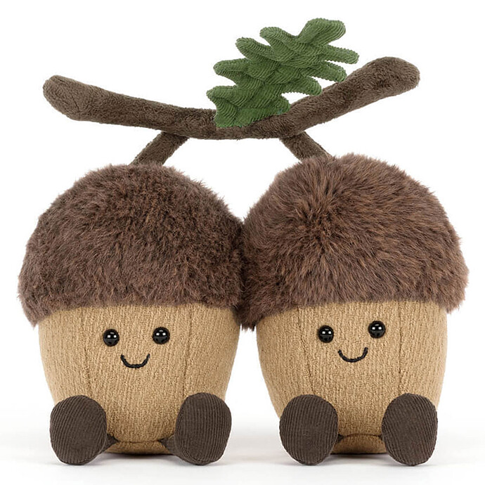 Amuseables Ort & Tum Acorns Jellycat