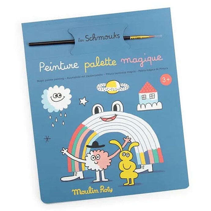 Peinture Palette Magique - Les Schmouks  Moulin Roty