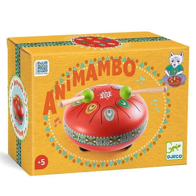 Tambour à Languettes 8 Notes Animambo pas cher