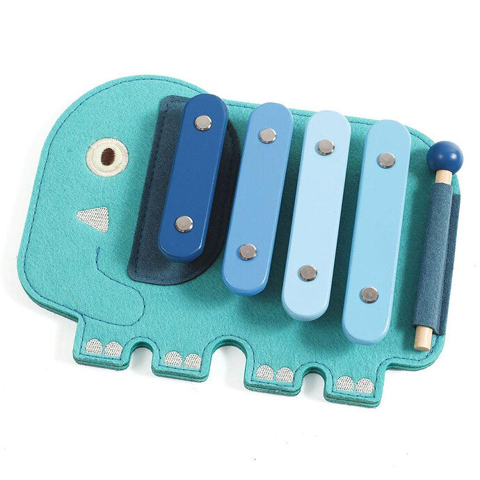 Xylophone SoftiXylo - Baby Color Djeco