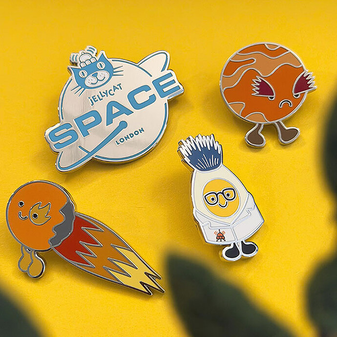 Pin's Amuseables Space Comet Jellycat