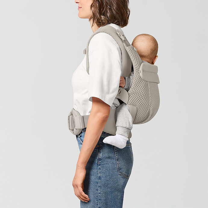 Porte-bébé Amya - Dune Grey pas cher