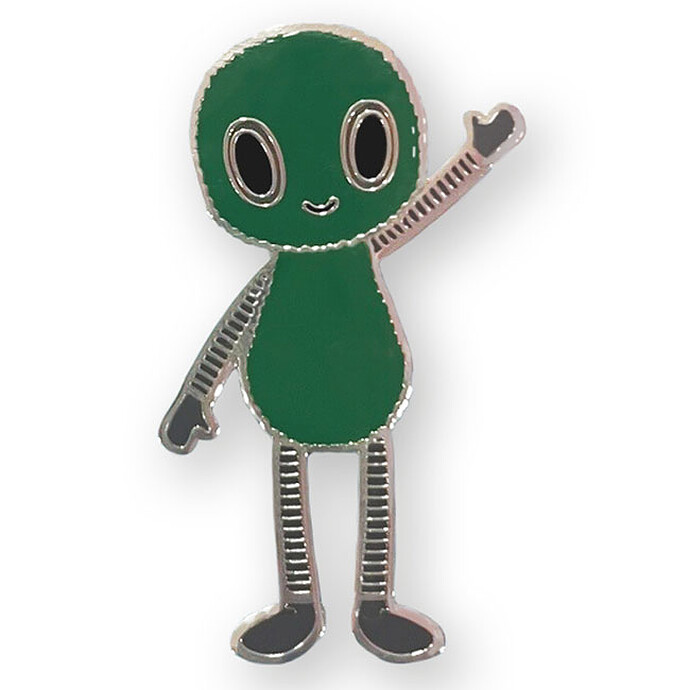 Pin's Zyllan Alien Jellycat