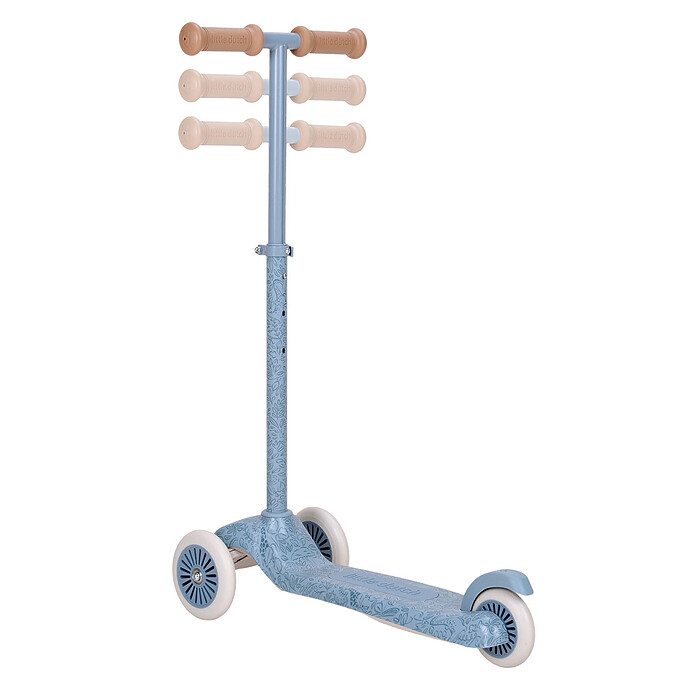 Trottinette 3 Roues - Safari Dreams Blue Little Dutch