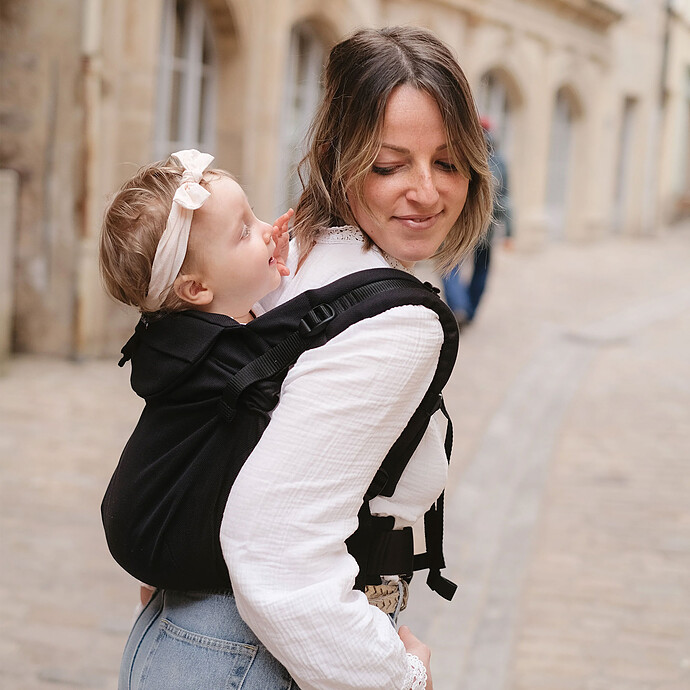 Porte-bébé Neo Préformé V3 - Noir Neobulle