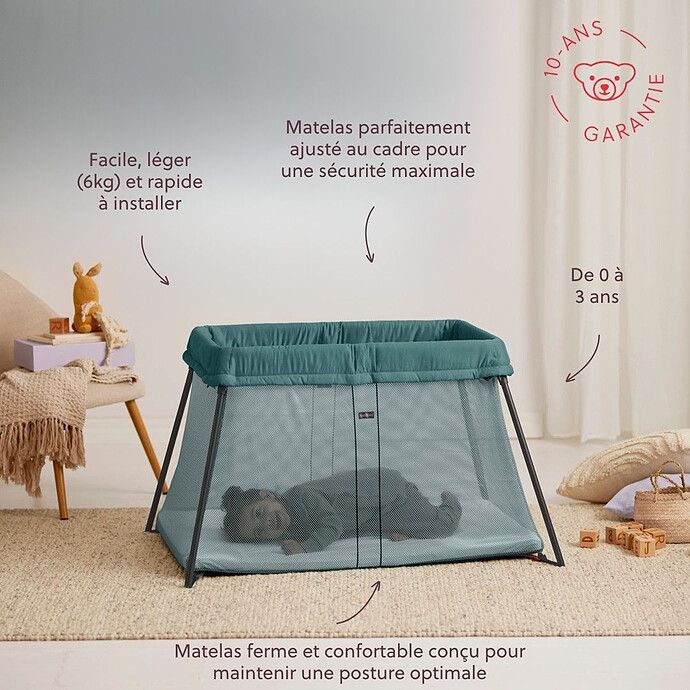 Avis Lit Parapluie Light - Vert Foncé