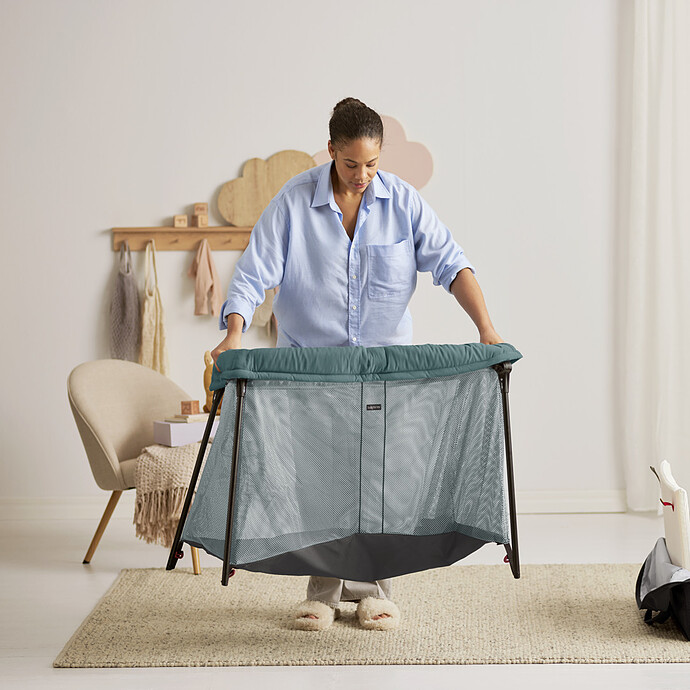 Lit Parapluie Light - Vert Foncé pas cher