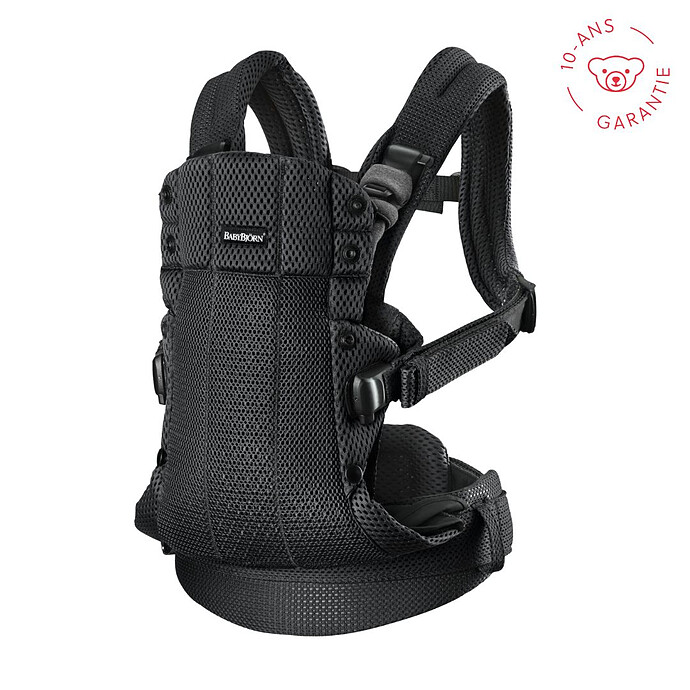 Porte-bébé Harmony 3D Mesh - Noir BabyBjörn