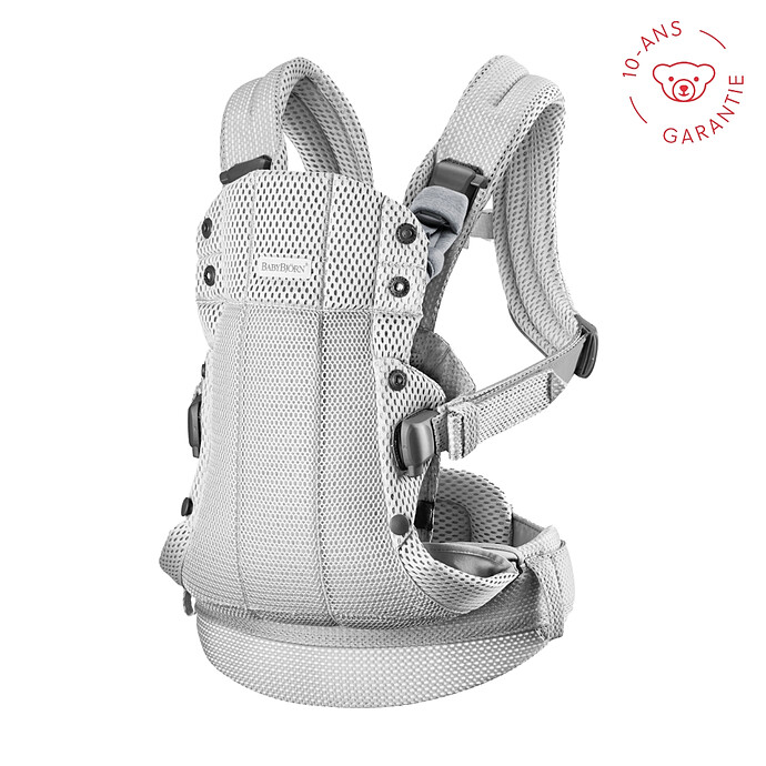 Porte-bébé Harmony 3D Mesh - Argent BabyBjörn