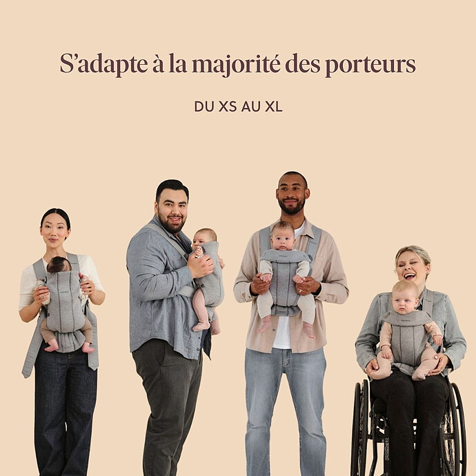 Avis Porte-bébé Mini 3D Jersey - Gris Clair