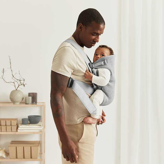 Achat Porte-bébé Mini 3D Jersey - Gris Clair