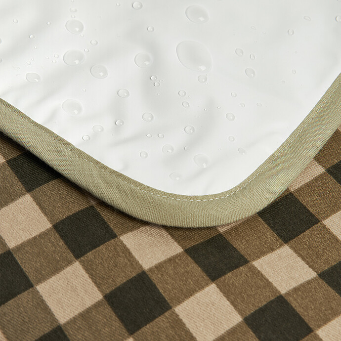 Tapis à Langer Imperméable Hyde Park - Green Checks Nobodinoz