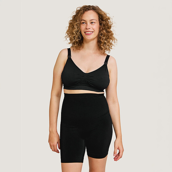Short de Maintien Gainant Post-partum Noir - L carriwell