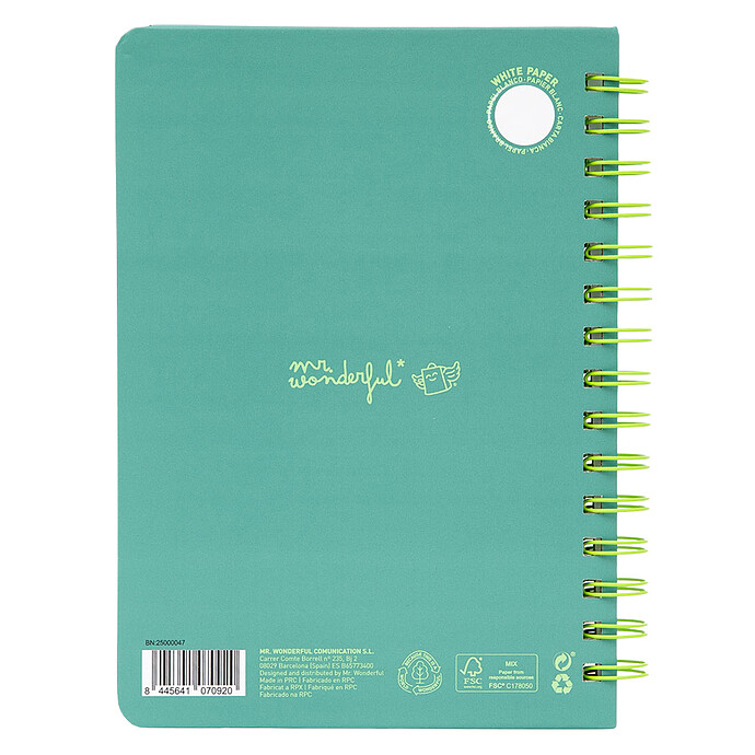 Avis Cahier A5 - Paresseux My Siesta Is My Fiesta