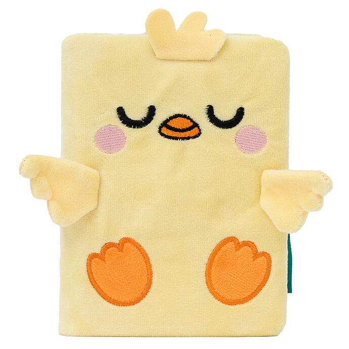 Carnet A6 Peluche - Poussin Paresseux Mr Wonderful