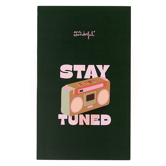 Bloc-notes - Stay Tuned Mr Wonderful