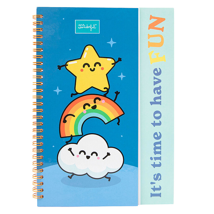 Livre de Coloriage et Autocollants - It's Time To Have Fun Mr Wonderful