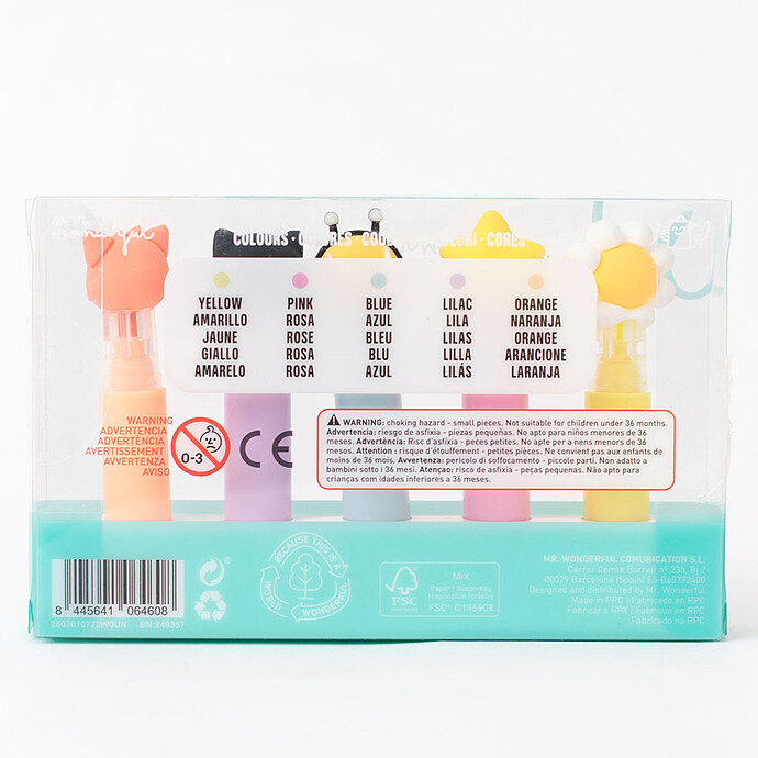 Avis Coffret de 5 Surligneurs avec Trousse - Live In Color