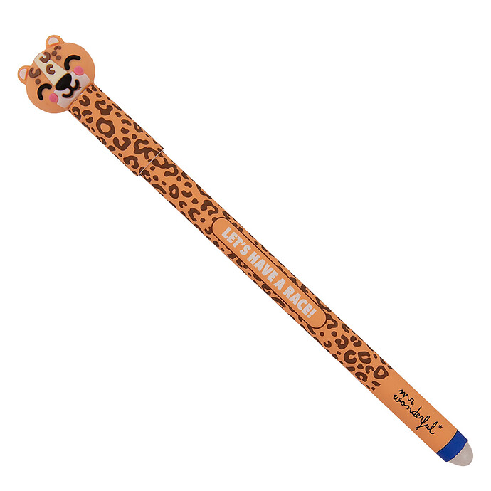 Stylo Effaçable Bo-Bo - Léopard Let's Have a Race Mr Wonderful