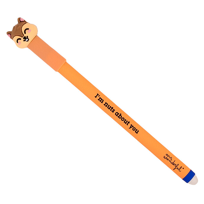 Stylo Effaçable Bo-Bo - Écureuil I'm Nuts About You Mr Wonderful