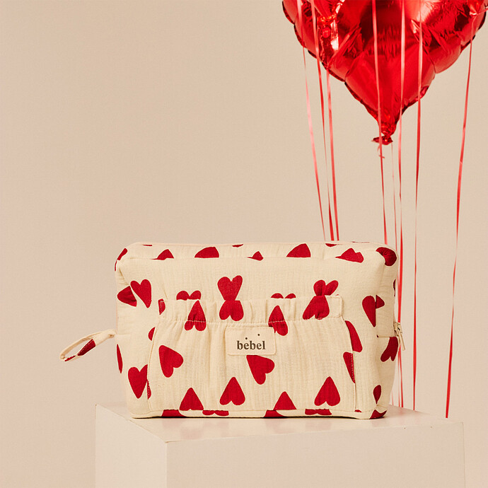 Trousse de Toilette - Coeur BEBEL