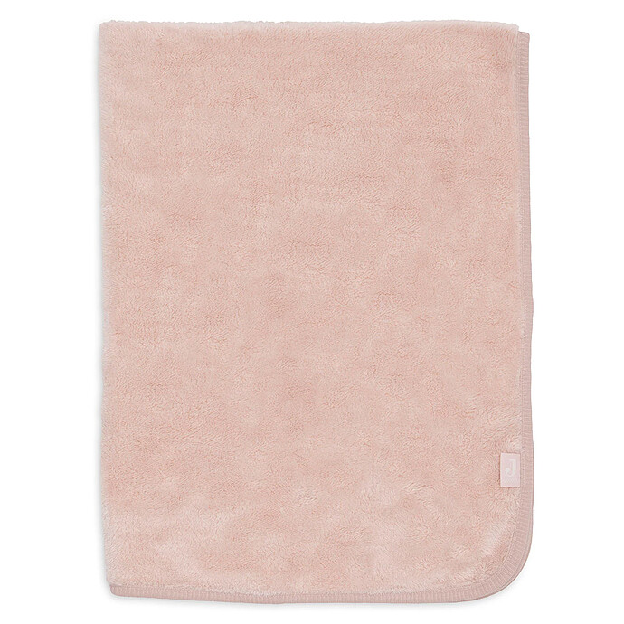Couverture Lit Bébé Basic Jersey Sherpa - Silk Rose Jollein