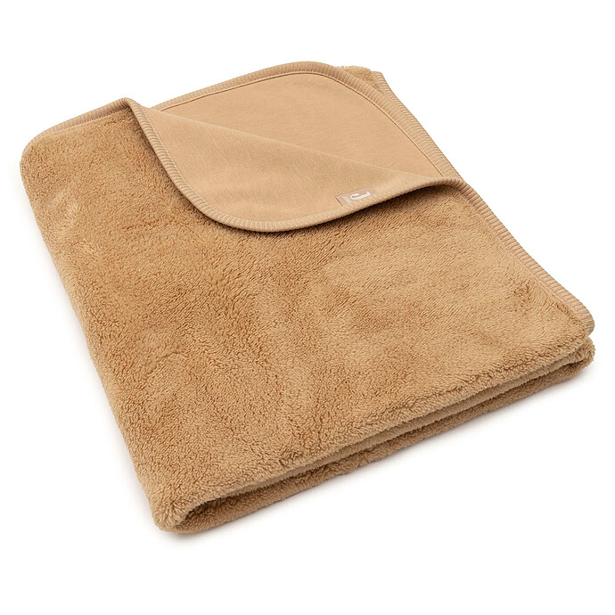 Avis Couverture Lit Bébé Basic Jersey Sherpa - Hazel