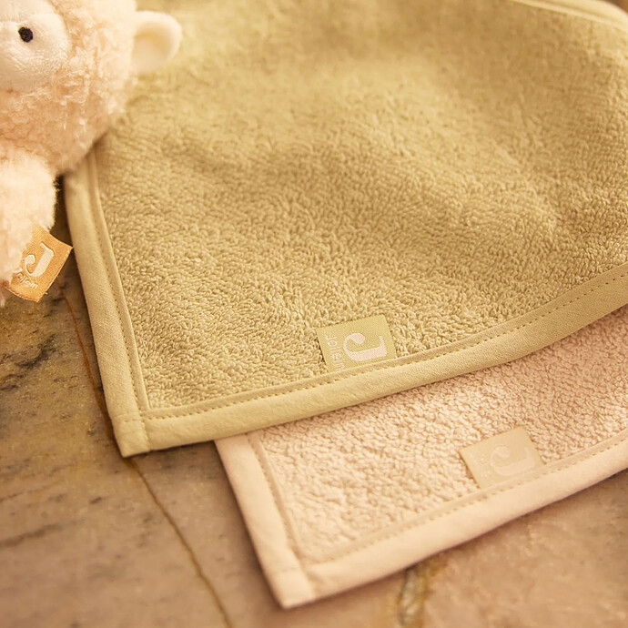 Avis Lot de 2 Bavoirs Bandana - Soft Matcha & Sand