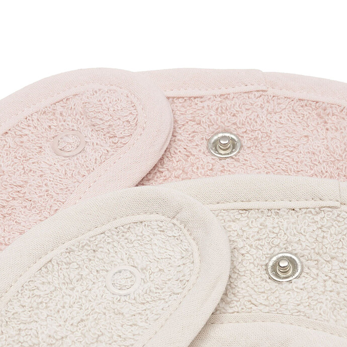Achat Lot de 2 Bavoirs Eponge - Silk Rose & Sand