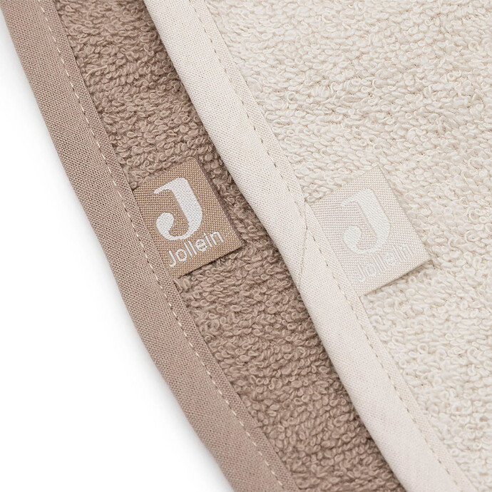 Lot de 2 Bavoirs Eponge - Sand & Milky Coffee pas cher