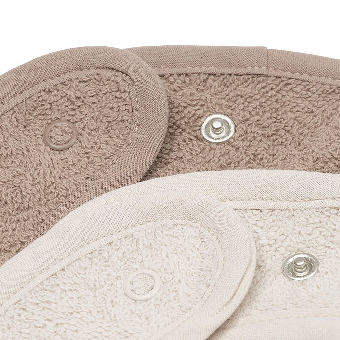 Achat Lot de 2 Bavoirs Eponge - Sand & Milky Coffee