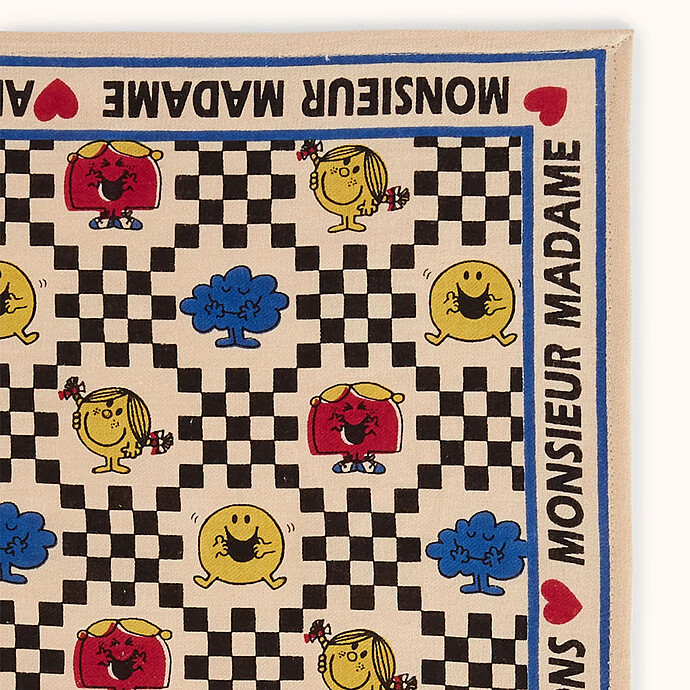 Small Foulard Manika Recree - Macadamia Apaches