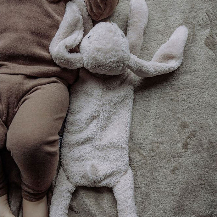 Doudou Chauffant Milo - Gris Clair pas cher