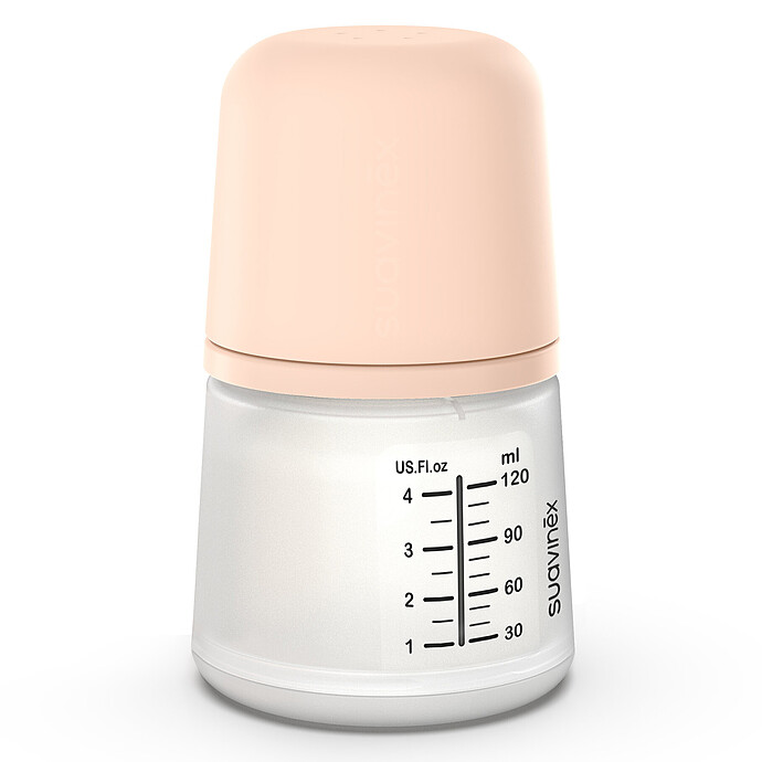 Biberon Anti-Colique Zerø.Zerø Spécial Allaitement Fair - 120 ml Suavinex